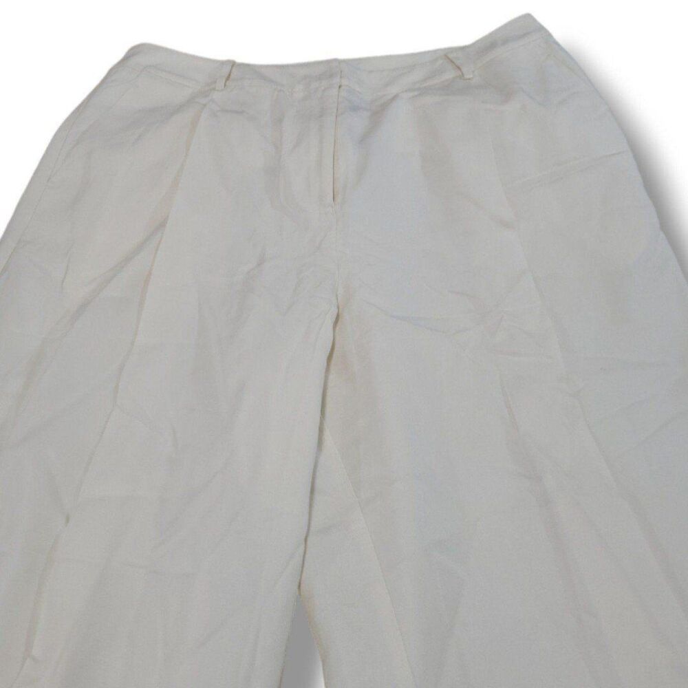 New Lattelier Pants Size Small W30"Xl27" Women's Dress Pants Pleated Linen Blend — image 4 of 6